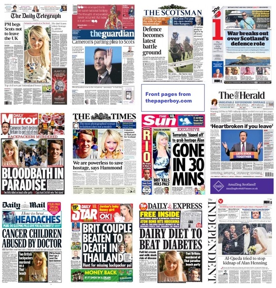 Front pages 16-09-14