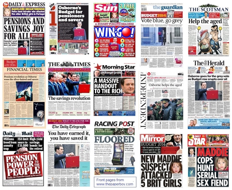 front pages 20-03-2014