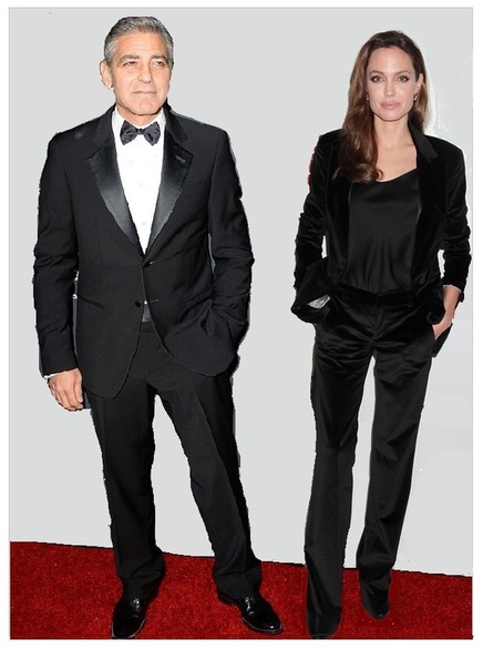 Clooney and Jolie
