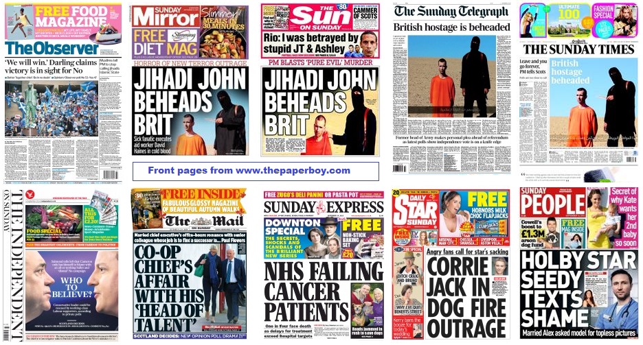 front pages 14-09-14