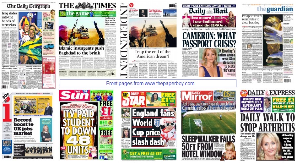 front pages 12-06-2014